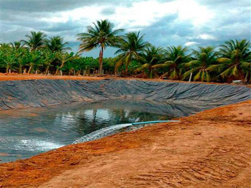 Tanque de geomembrana para piscicultura -1